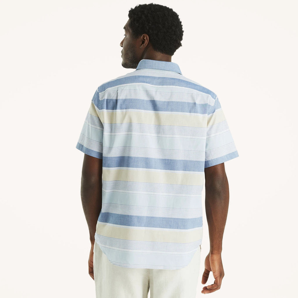 Camisa Nautica Mangas Cortas Rayas Para Caballeros by Nautica