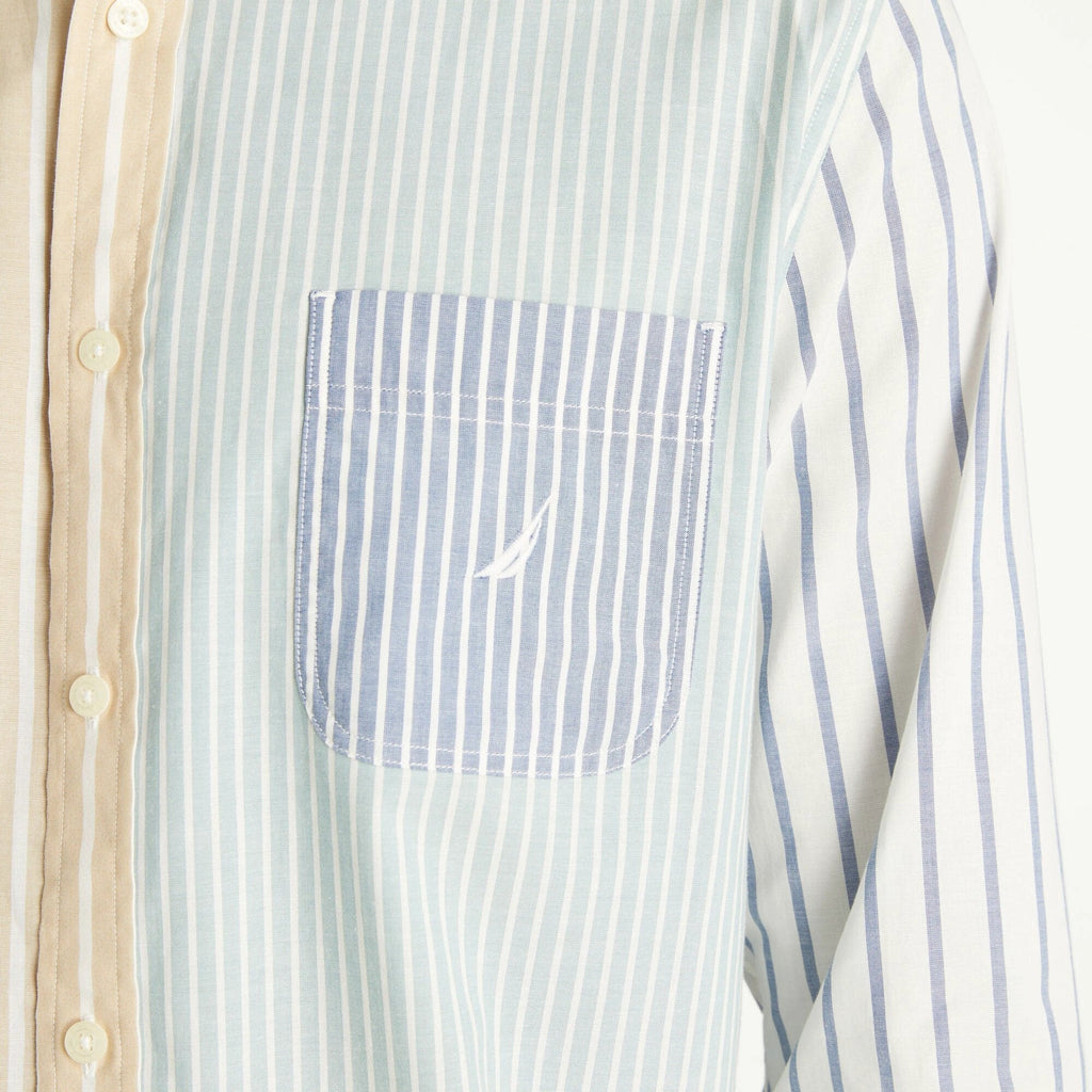 Camisa Nautica Mangas Largas Rayas Para Caballeros by Nautica