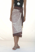 WRAP SKIRT LINO/CARACOLES