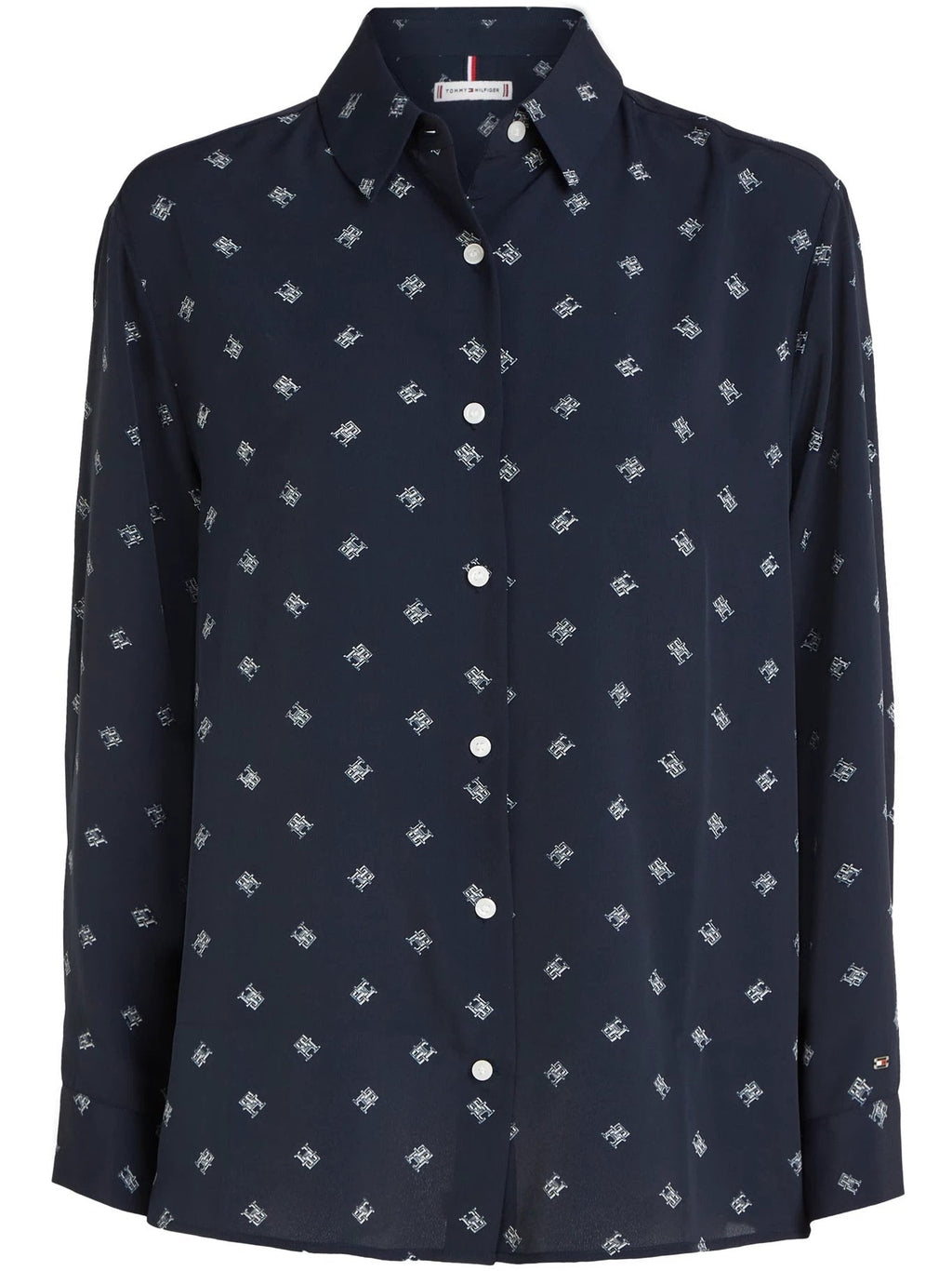 Blusa Tommy Hilfiger Mangas Largas Estampada Para Damas by Tommy Hilfiger