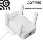 Repetidor WIFI6 AX3000 2.4G/5GHz Gigabit 3000mbps