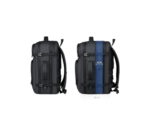 Mochila De Gran Capacidad Impermeable Con Puertos De Carga USB (17'')