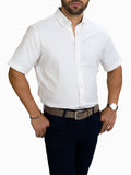 Camisa 1492 Mangas Cortas Lisa Para Caballeros by 1492