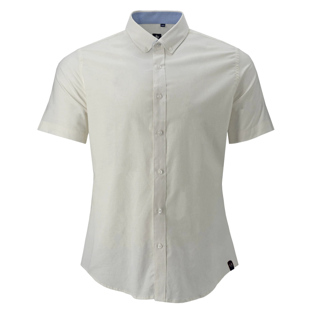 Camisa 1492 Mangas Cortas Lisa Para Caballeros by 1492