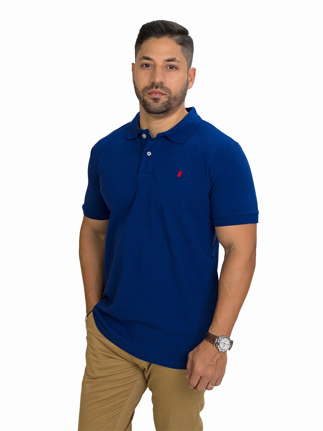 Poloshirt 1492 Mangas Cortas Liso Para Caballeros by 1492