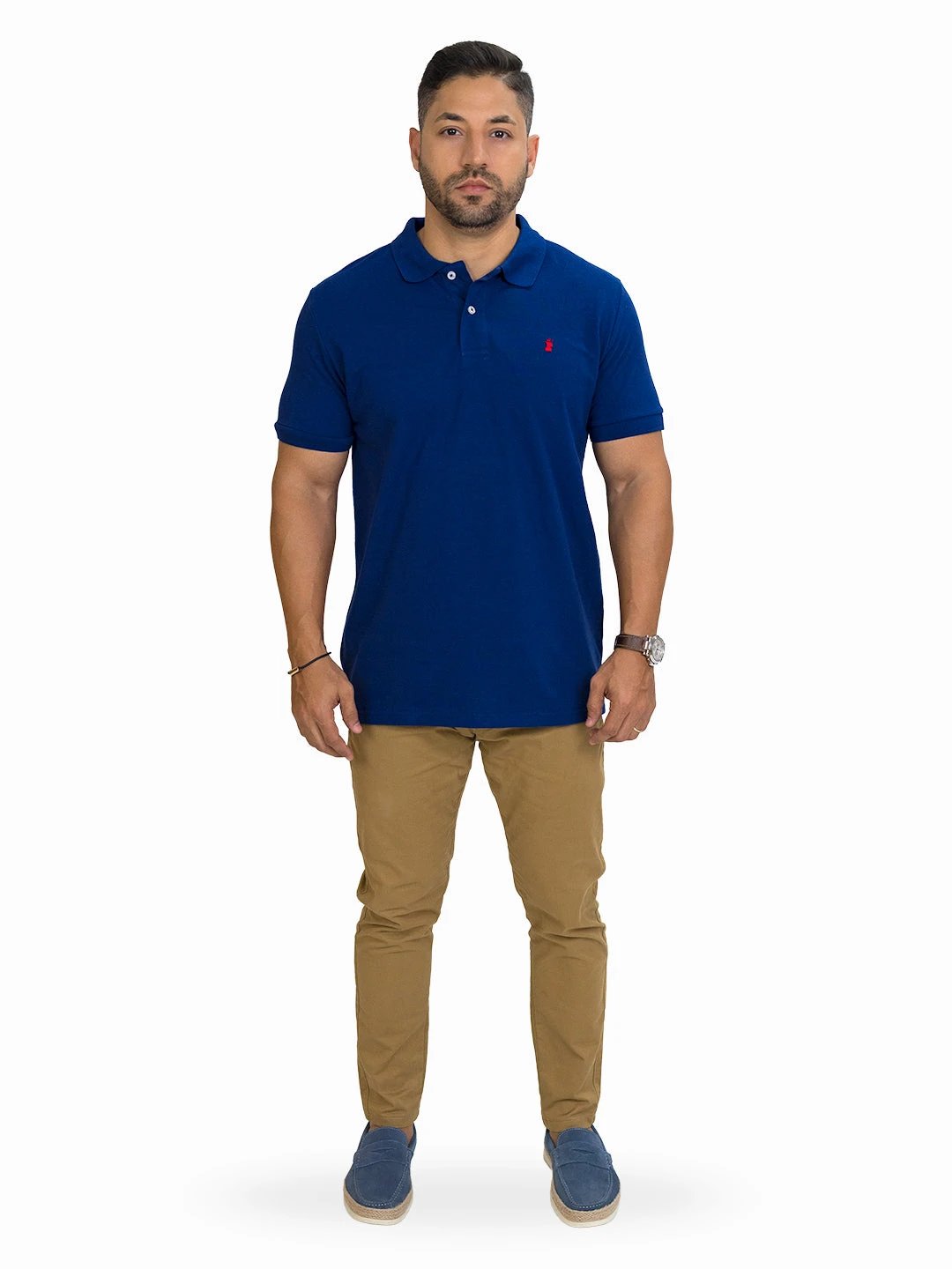 Poloshirt 1492 Mangas Cortas Liso Para Caballeros by 1492