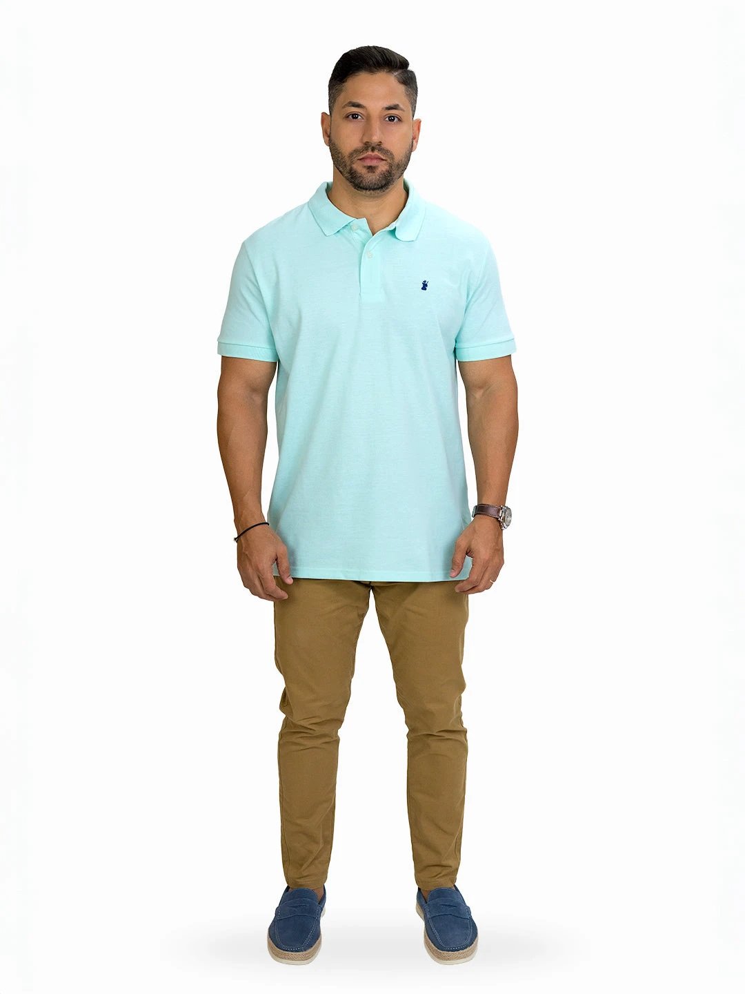 Poloshirt 1492 Mangas Cortas Liso Para Caballeros by 1492