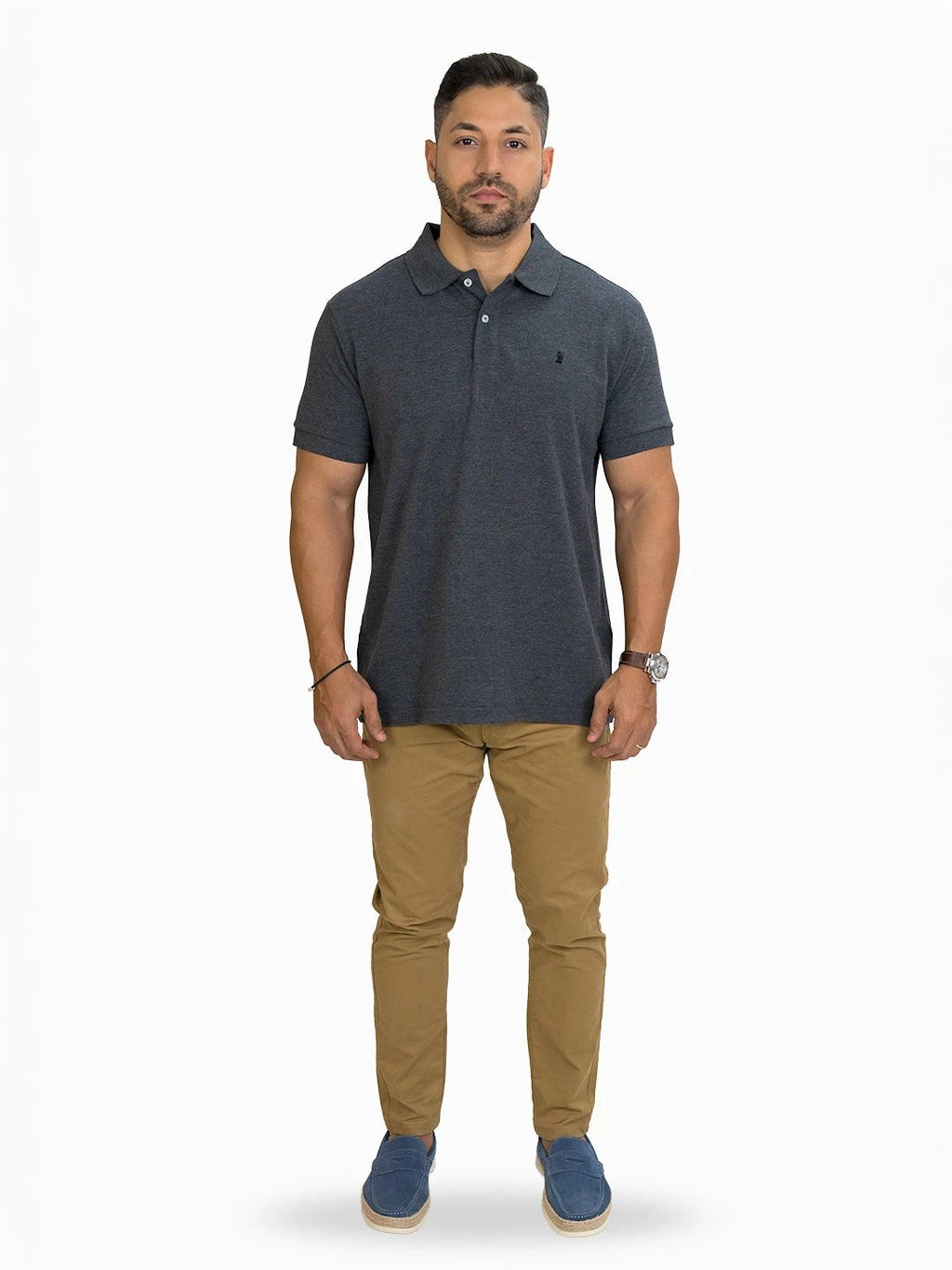 Poloshirt 1492 Mangas Cortas Liso Para Caballeros by 1492