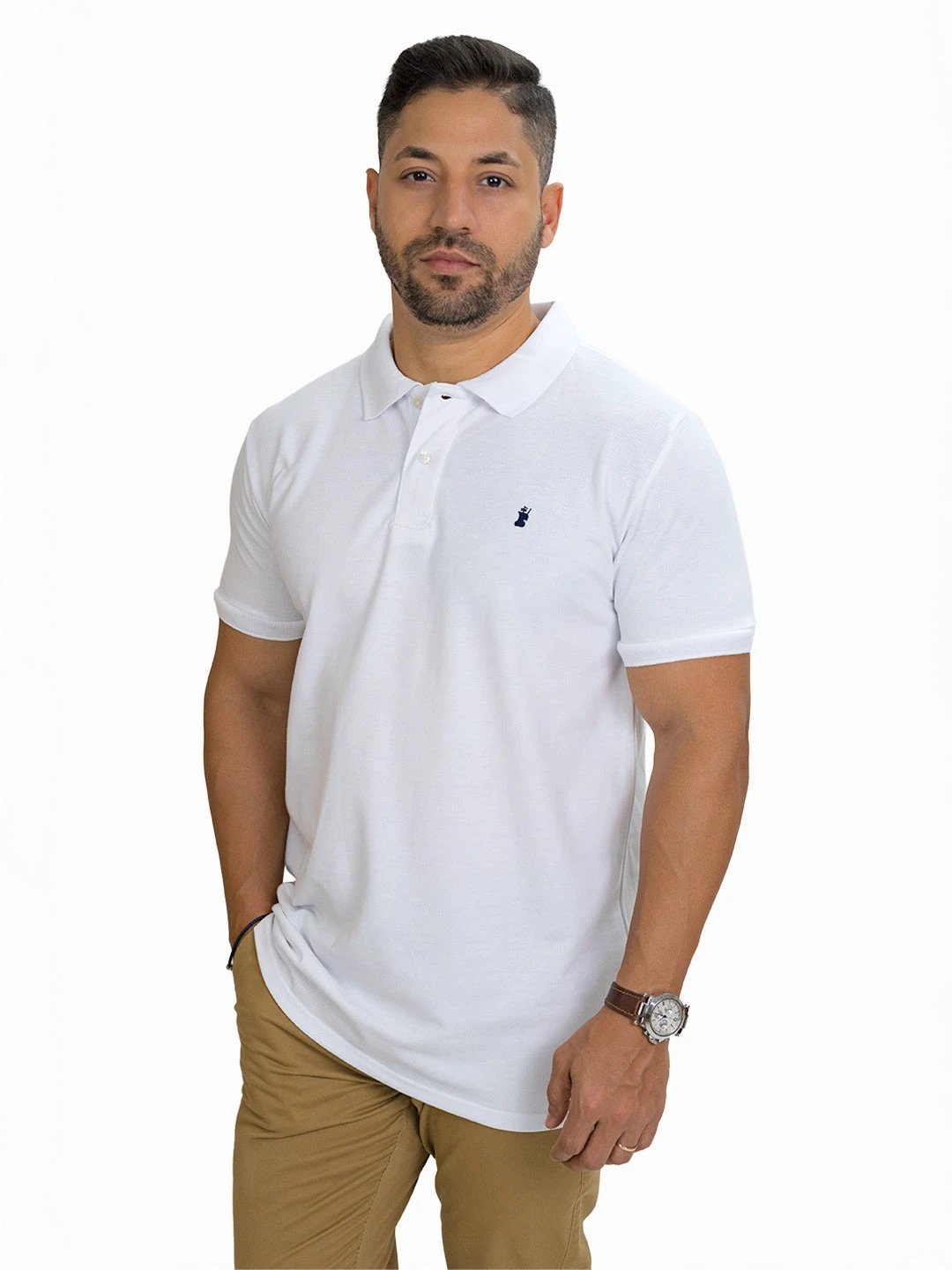 Poloshirt 1492 Mangas Cortas Liso Para Caballeros by 1492