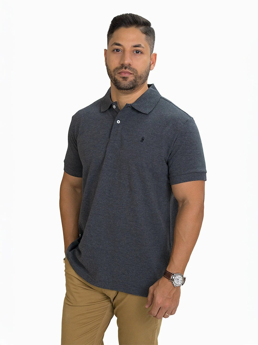 Poloshirt 1492 Mangas Cortas Liso Para Caballeros by 1492