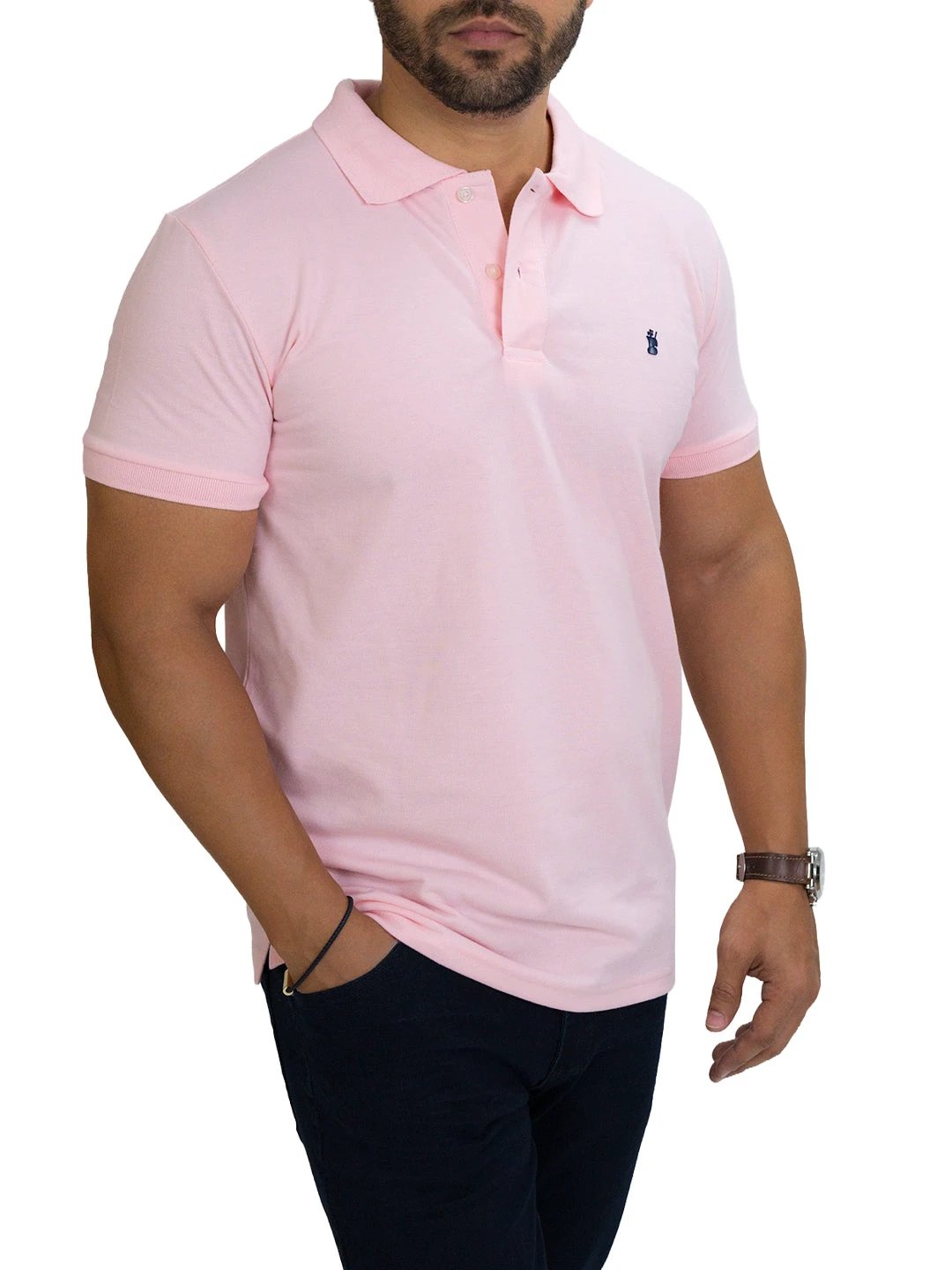 Poloshirt 1492 Mangas Cortas Liso Para Caballeros by 1492