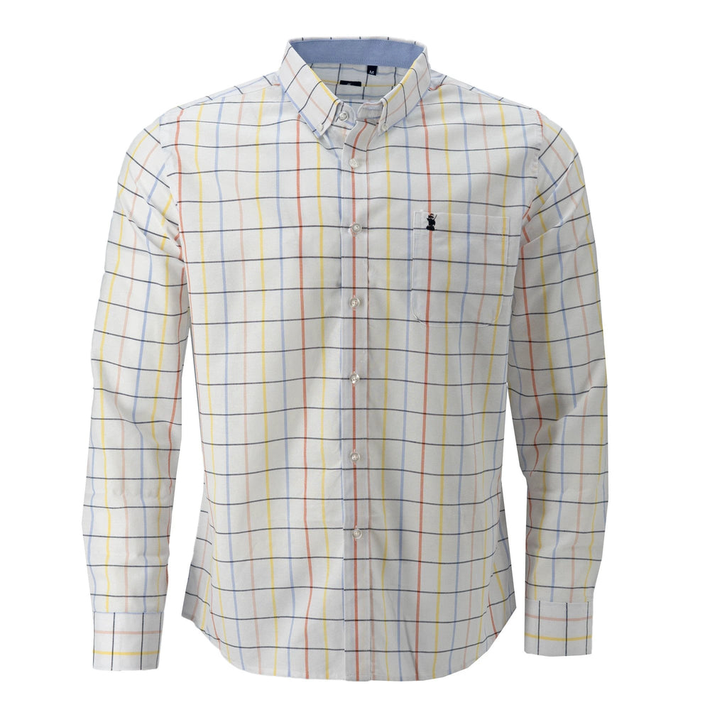 Camisa 1492 Mangas Largas Cuadros Para Caballeros by 1492