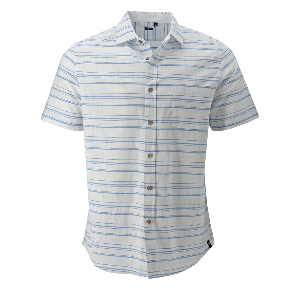 Camisa 1492 Mangas Cortas Rayas Para Caballeros by 1492