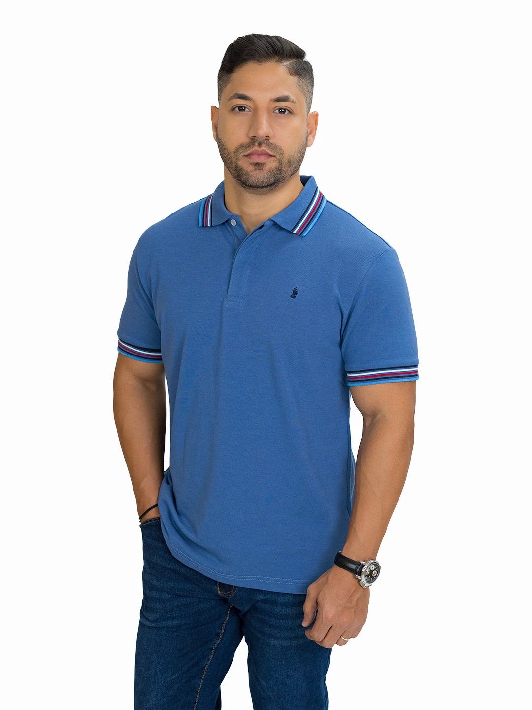 Poloshirt 1492 Mangas Cortas Liso Para Caballeros by 1492
