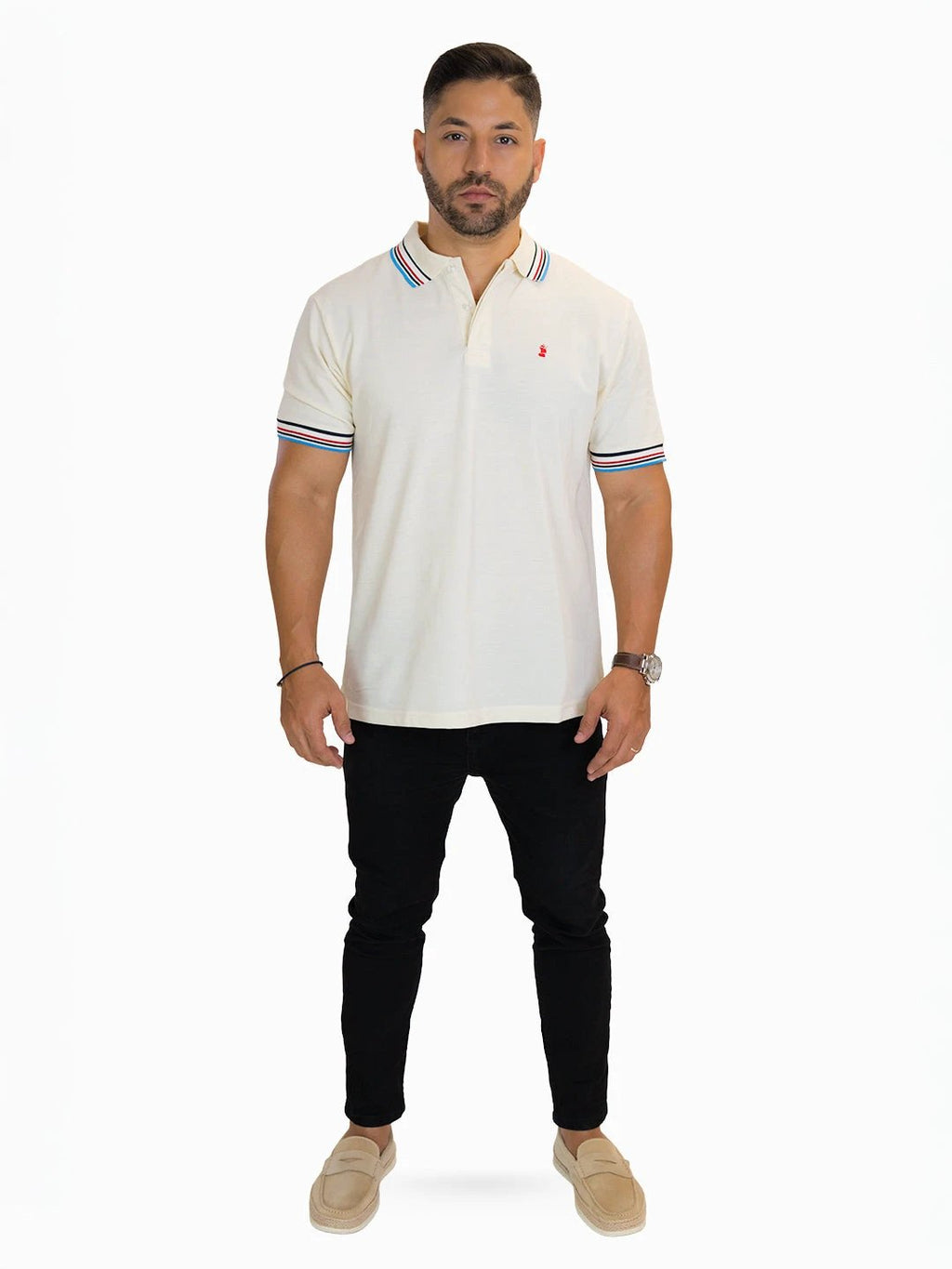 Poloshirt 1492 Mangas Cortas Liso Para Caballeros by 1492