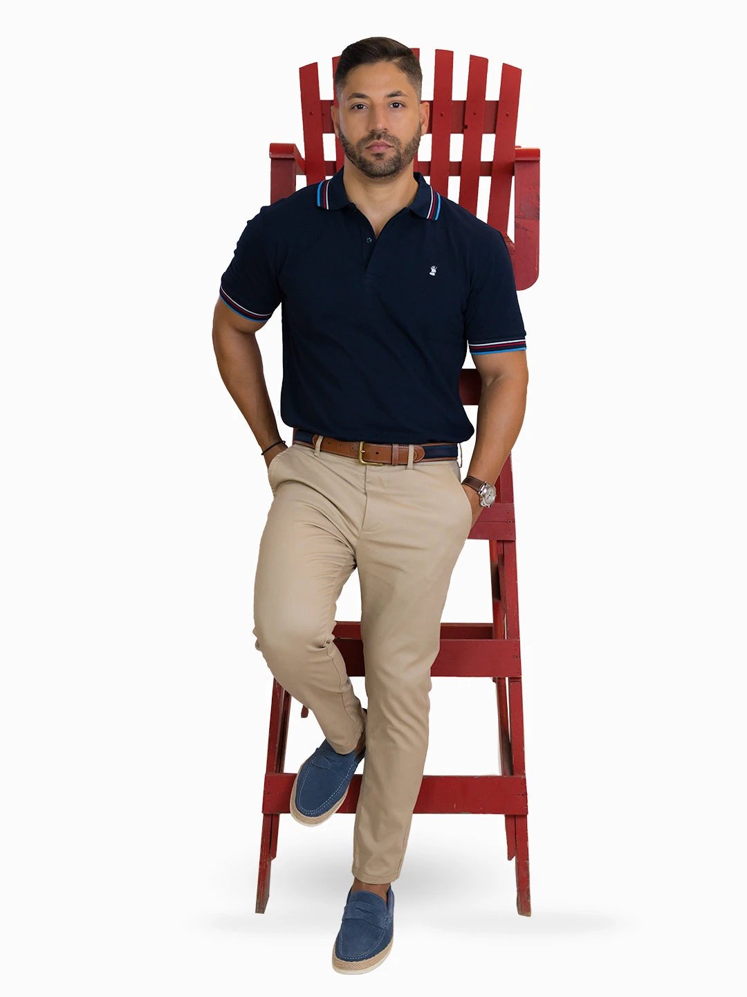 Poloshirt 1492 Mangas Cortas Liso Para Caballeros by 1492