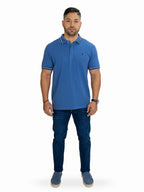 Poloshirt 1492 Mangas Cortas Liso Para Caballeros by 1492