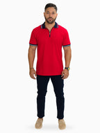 Poloshirt 1492 Mangas Cortas Liso Para Caballeros by 1492