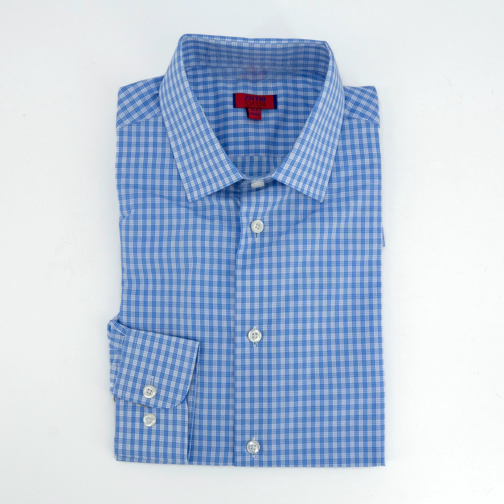 Camisa Zanetti Mangas Largas Cuadros P/ Caballeros by Zanetti