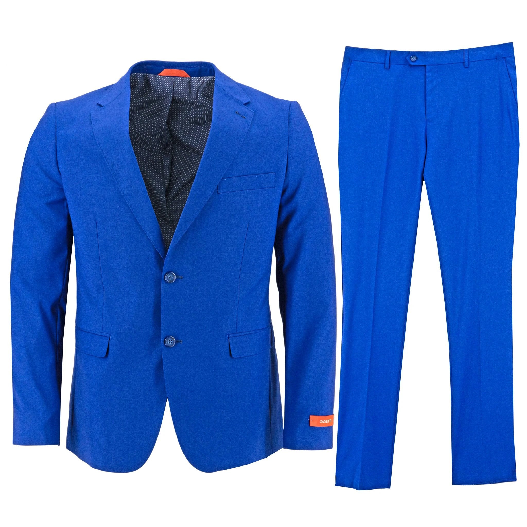Traje Zanetti 2 Botones Liso P/ Caballeros by Zanetti