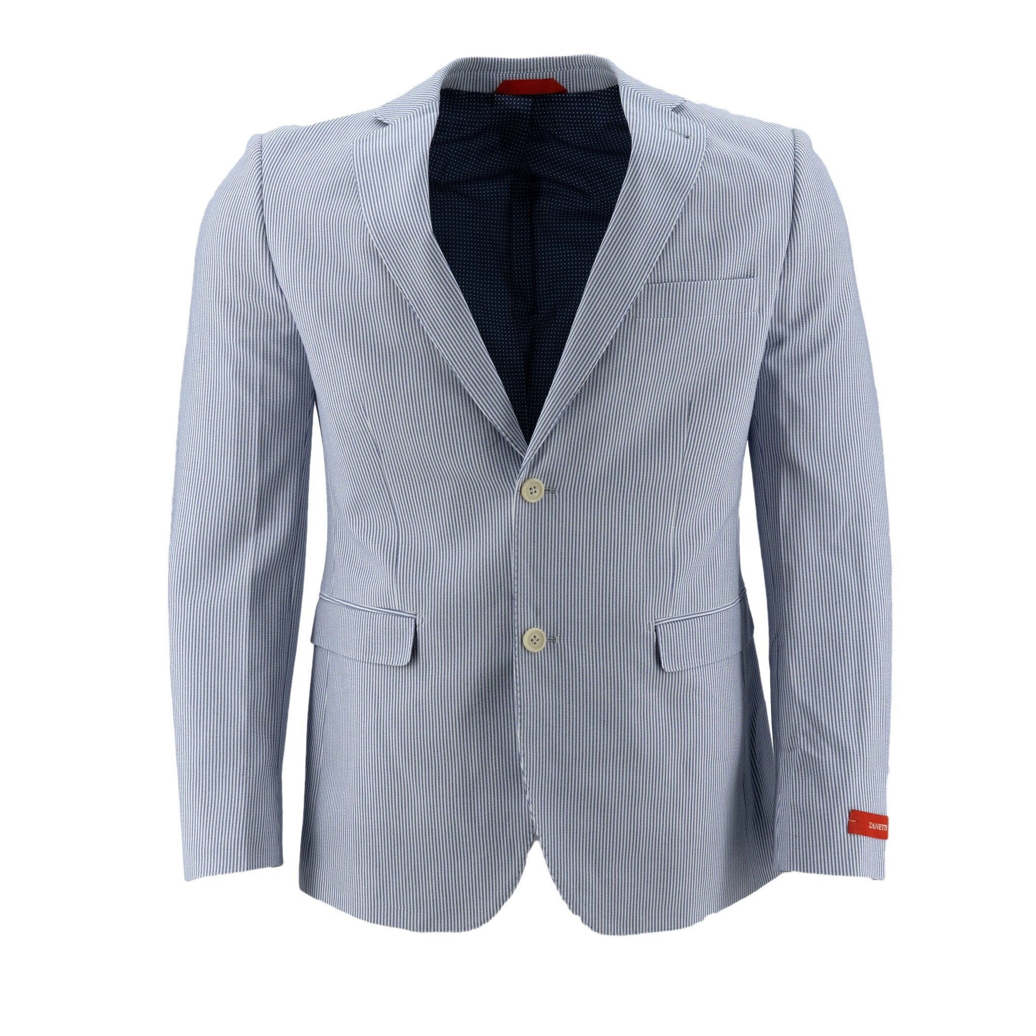 Chaqueta Zanetti 2 Botones Rayas Messina P/ Caballeros by Zanetti