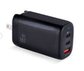 ADAPTADOR ARGOM DUAL FAST CHARGER TYPECUSB PARA PARED 65W