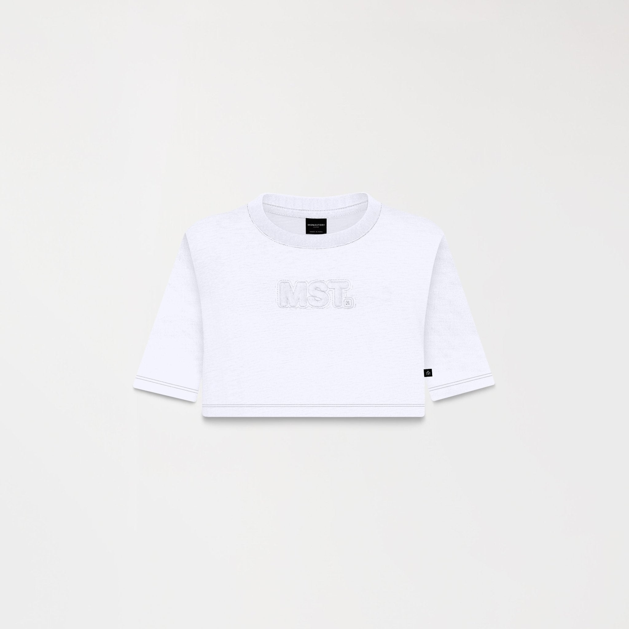 ALANI CROP TOP WOMEN WHITE - Monastery | Tienda Oficial Colombia