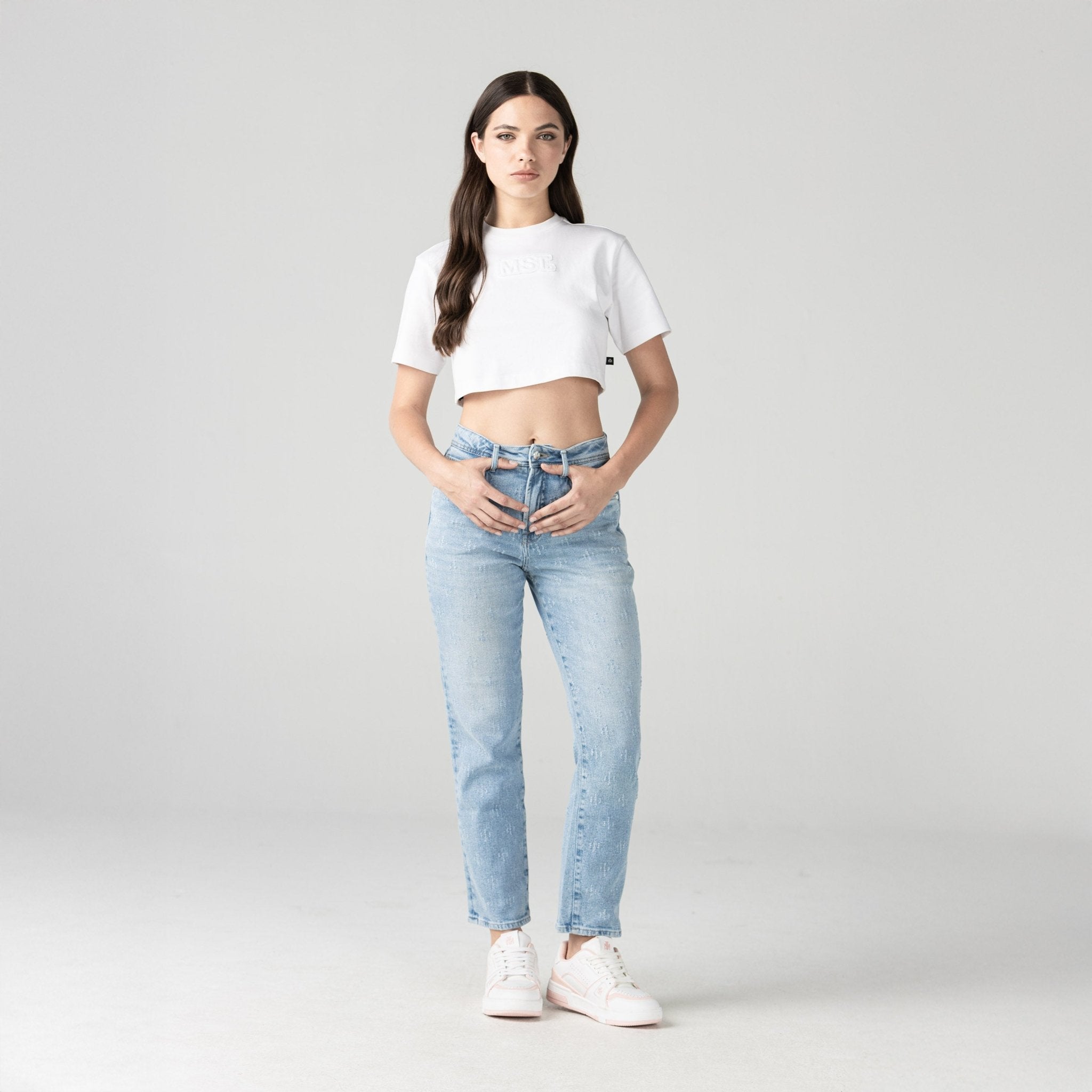 ALANI CROP TOP WOMEN WHITE - Monastery | Tienda Oficial Colombia