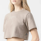 AMAL CROP TOP WOMEN TAUPE GRAY - Monastery | Tienda Oficial Colombia