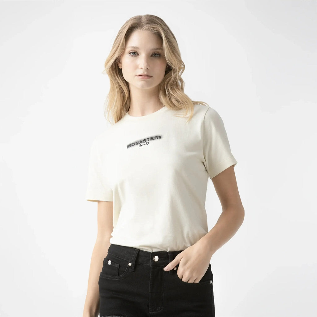 ANYA T - SHIRT WOMEN WHITE ASPARAGUS - Monastery | Tienda Oficial Colombia