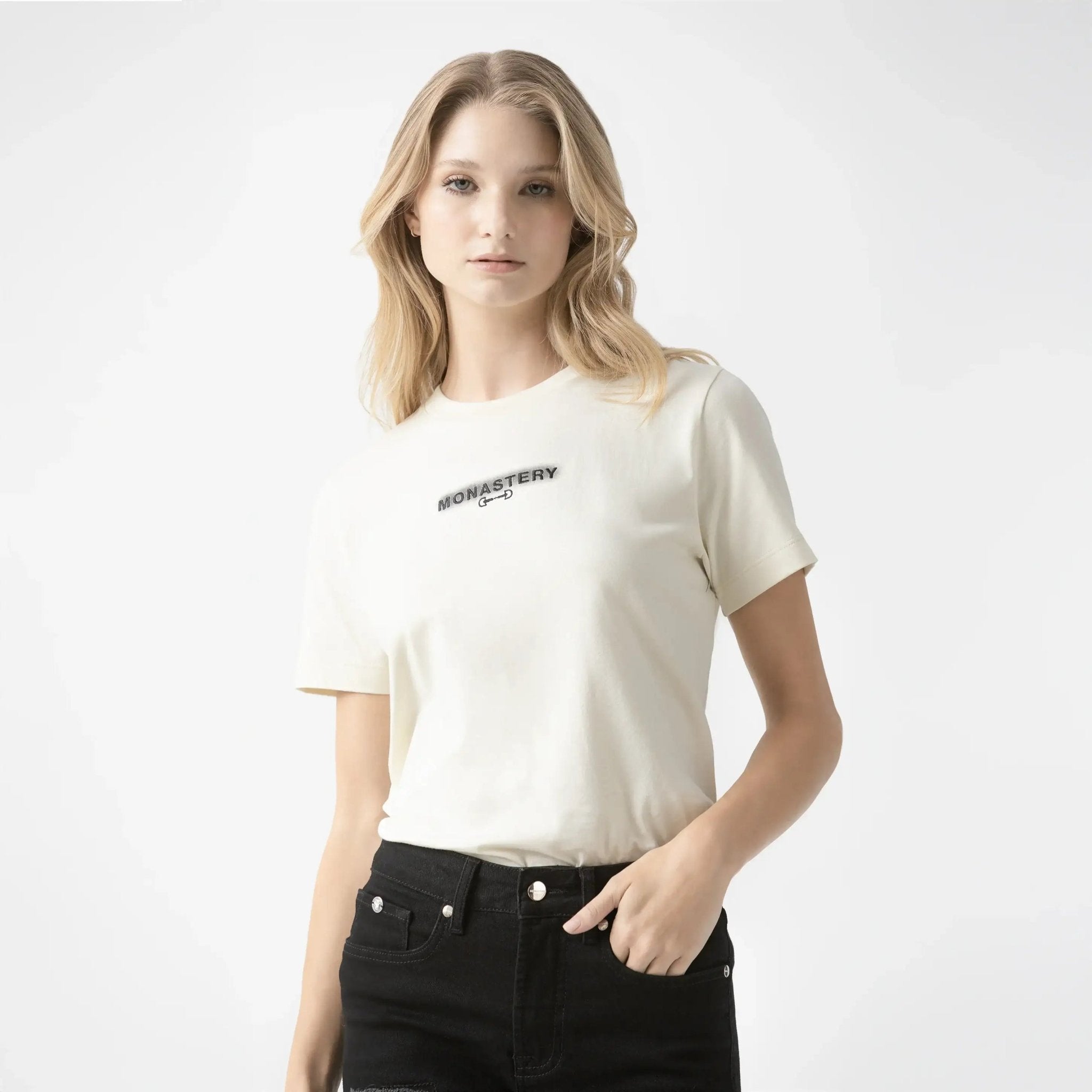 ANYA T - SHIRT WOMEN WHITE ASPARAGUS - Monastery | Tienda Oficial Colombia