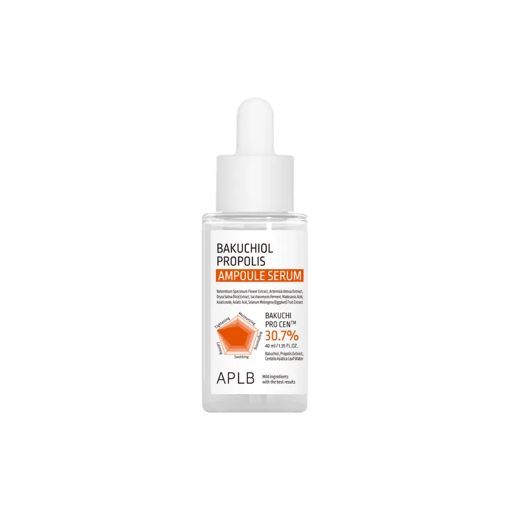 Sérum Renovador Antioxidante APLB Bakuchiol Propolis Ampoule Serum 40ml