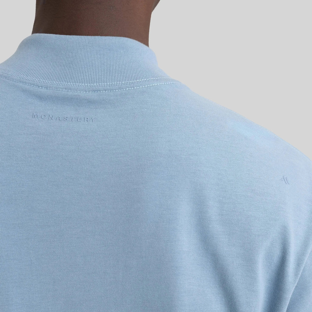 BARCHETTA T-SHIRT OVERSIZE FADED DENIM - Monastery | Tienda Oficial Colombia