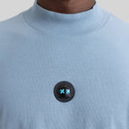 BARCHETTA T-SHIRT OVERSIZE FADED DENIM - Monastery | Tienda Oficial Colombia