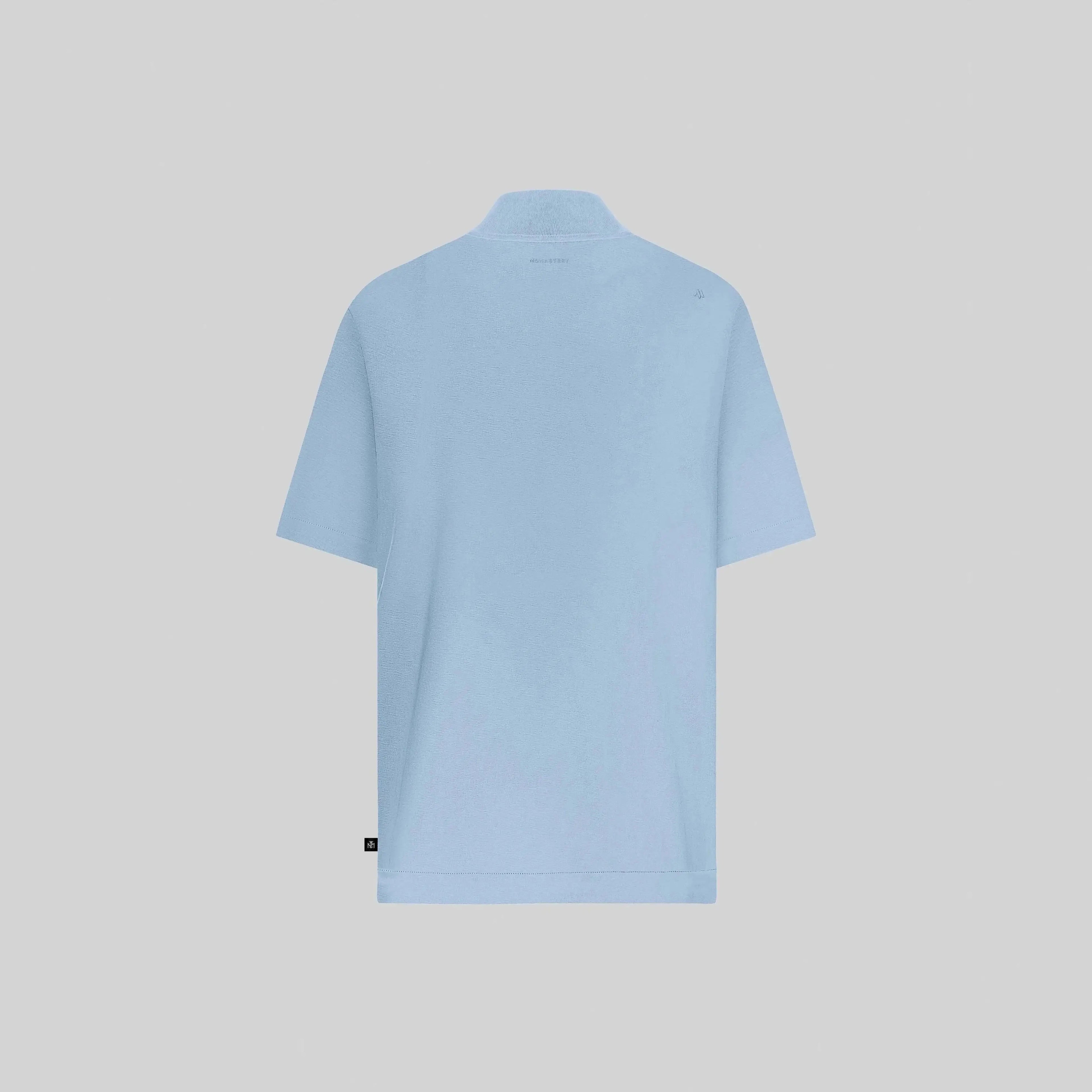 BARCHETTA T-SHIRT OVERSIZE FADED DENIM - Monastery | Tienda Oficial Colombia