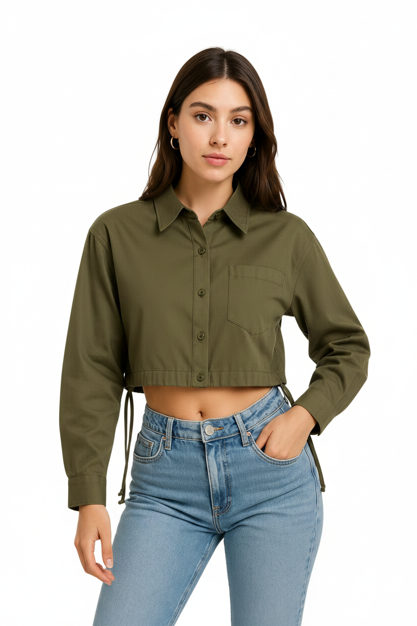 BH CAMISA CORTA CINTURA AJUSTABLE 6666