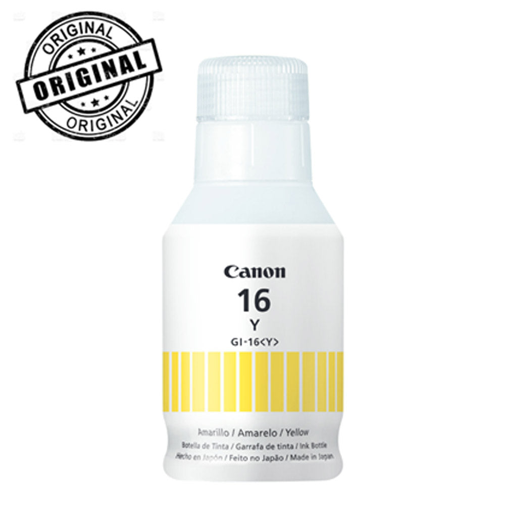 BOTELLA DE TINTA CANON  GI16 PARA MAXIFY 6010 YELLOW