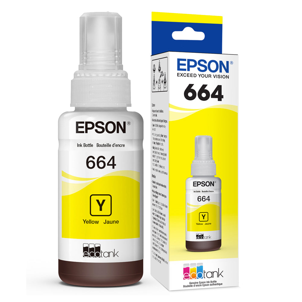 BOTELLA DE TINTA EPSON  PARA L120L210L220L380L395L575 YELLOW