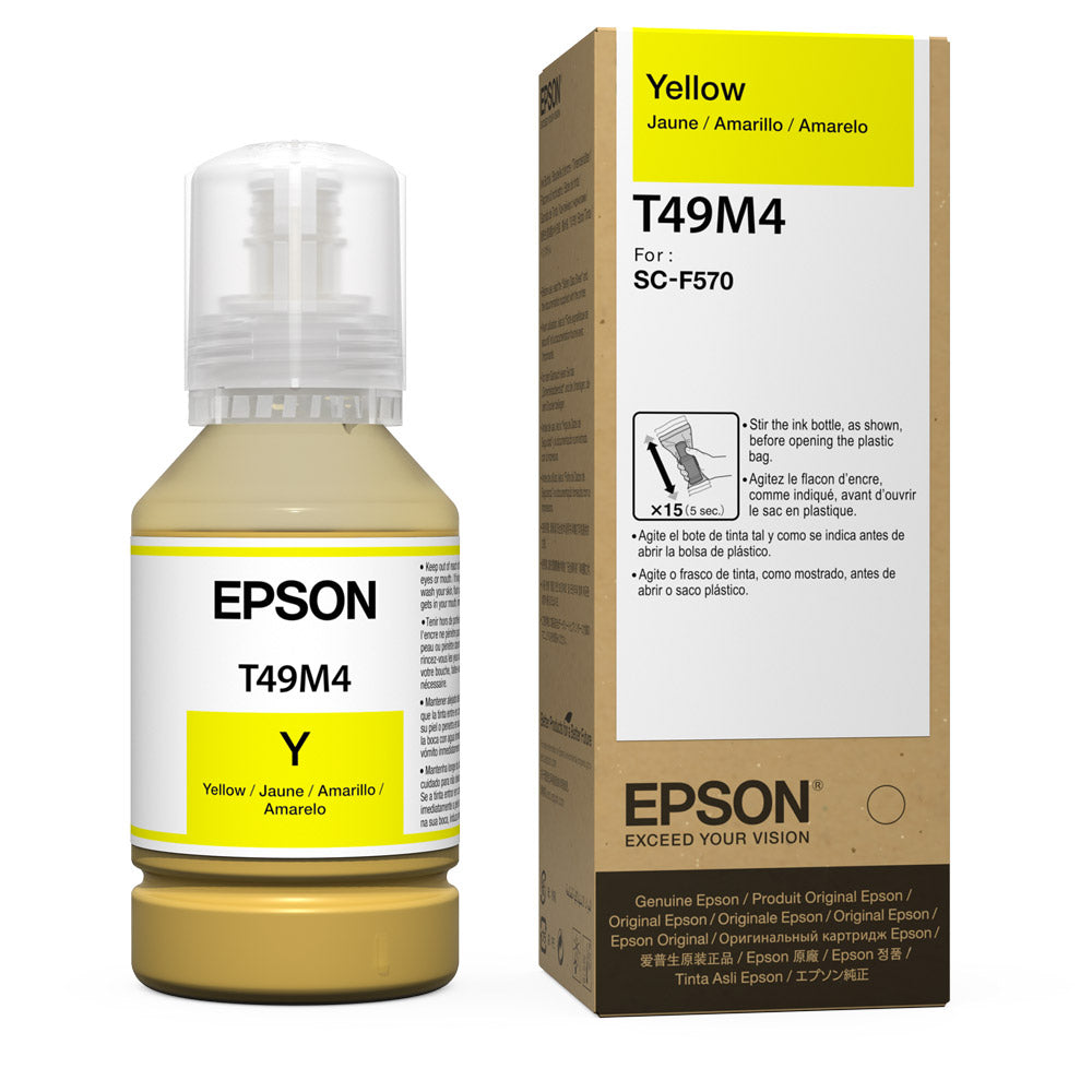 BOTELLA DE TINTA EPSON  PARA F170F570140MLYELLOW