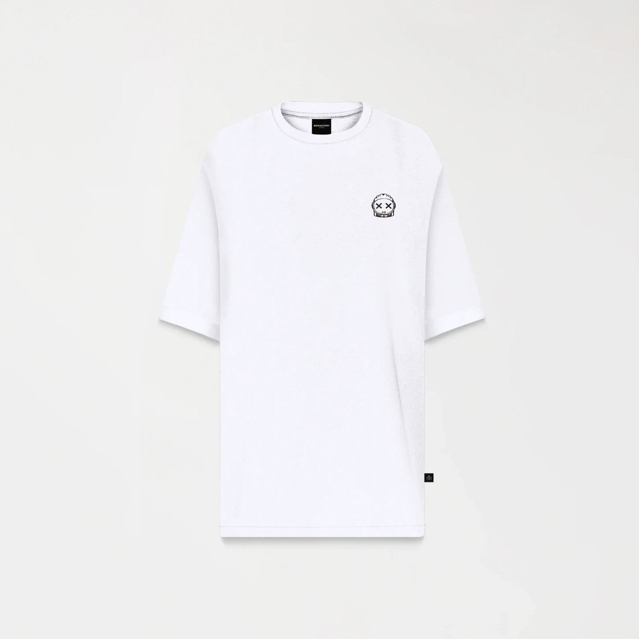 BRONCO T - SHIRT OVERSIZED MEN WHITE - Monastery | Tienda Oficial Colombia