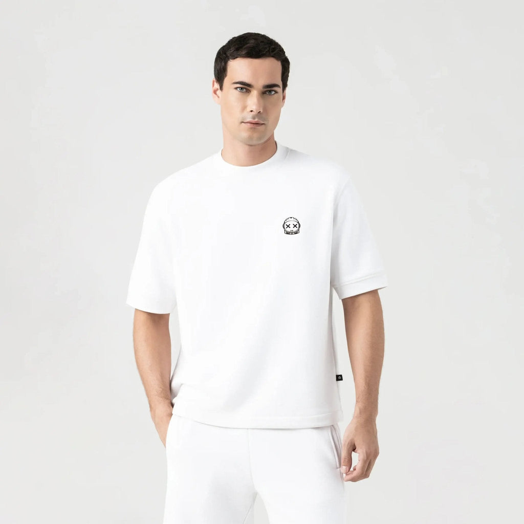 BRONCO T - SHIRT OVERSIZED MEN WHITE - Monastery | Tienda Oficial Colombia