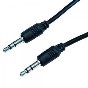 CABLE ARGOM 10FT AUDIO 35MM MALE TO MALE 35MM BLACK