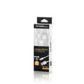 CABLE ARGOM 10FT LIGHTNING MALE TO USB 20 MALE WHITE