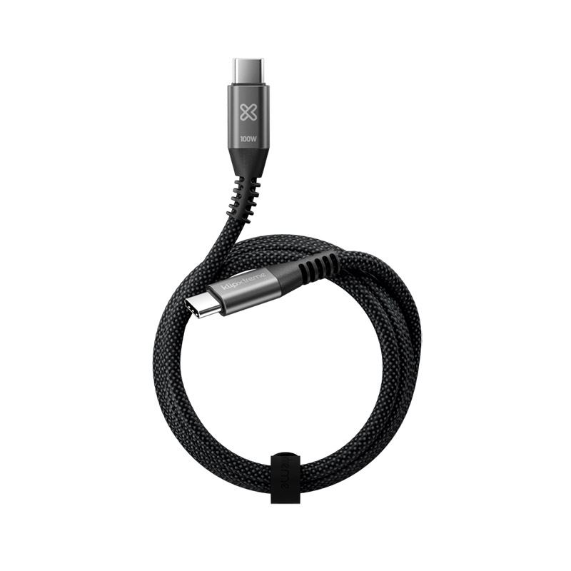 CABLE KLIPX 6FT USBC TO USBC 240WBLACK