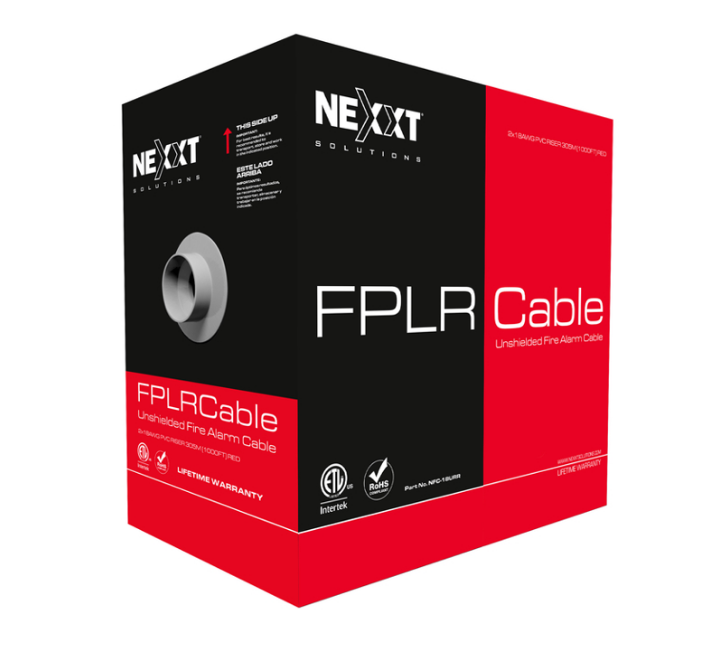 CABLE NEXXT 1000FT FPLR PARA SISTEMA DE ALARMA 16AWG1PAR NO BLINDADORED