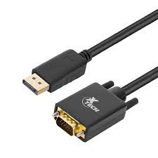 CABLE XTECH 6FT DISPLAYPORT MALE TO VGA MALE