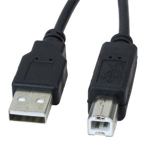 CABLE XTECH 6FT USB 20 AMALE TO BMALE BLACK