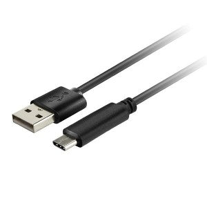 CABLE XTECH 6FT USBC MALE TO USB 20 MALE BLACK