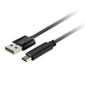 CABLE XTECH 6FT USBC MALE TO USB 20 MALE BLACK