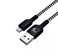 CABLE XTECH USB 20 AMALE TO MICROUBS BMALE 6FT BLACK